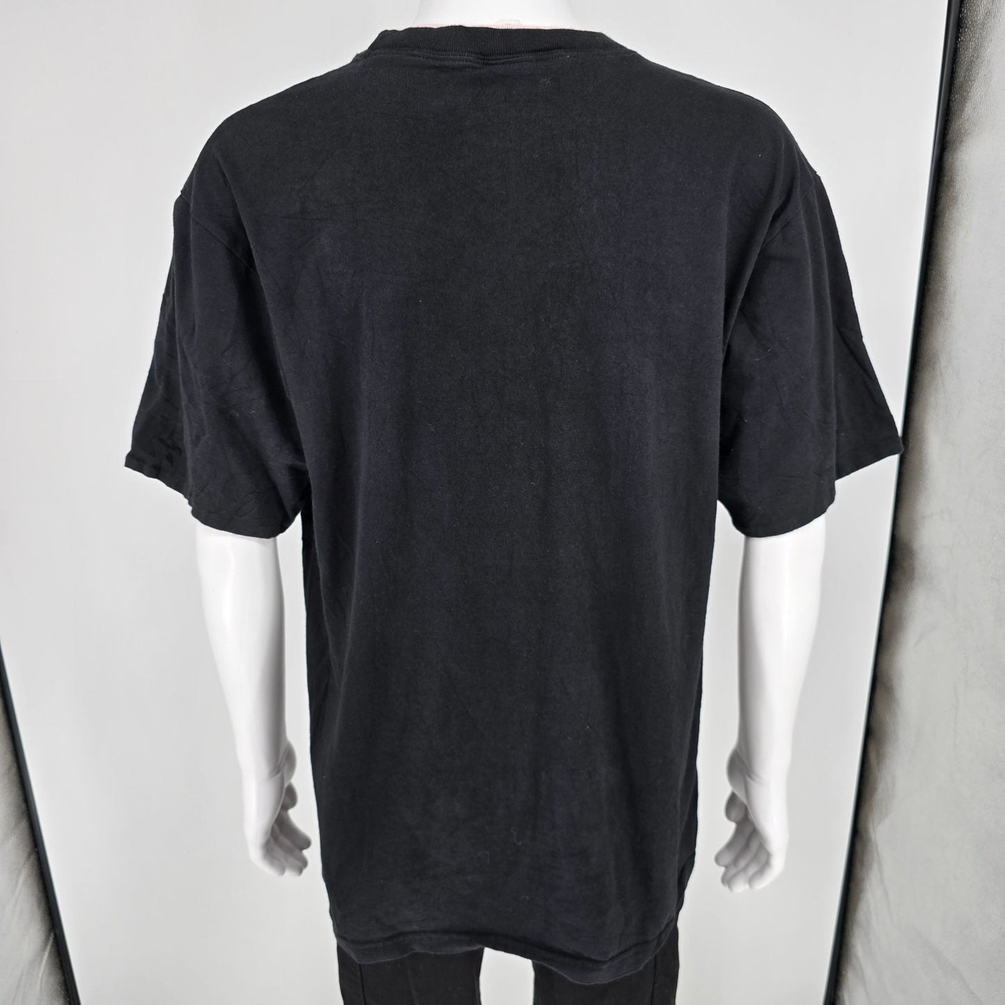 Vintage 1990s Chere Cat & Butterfly Double Collar Double Sleeve T-Shirt (L/XL)