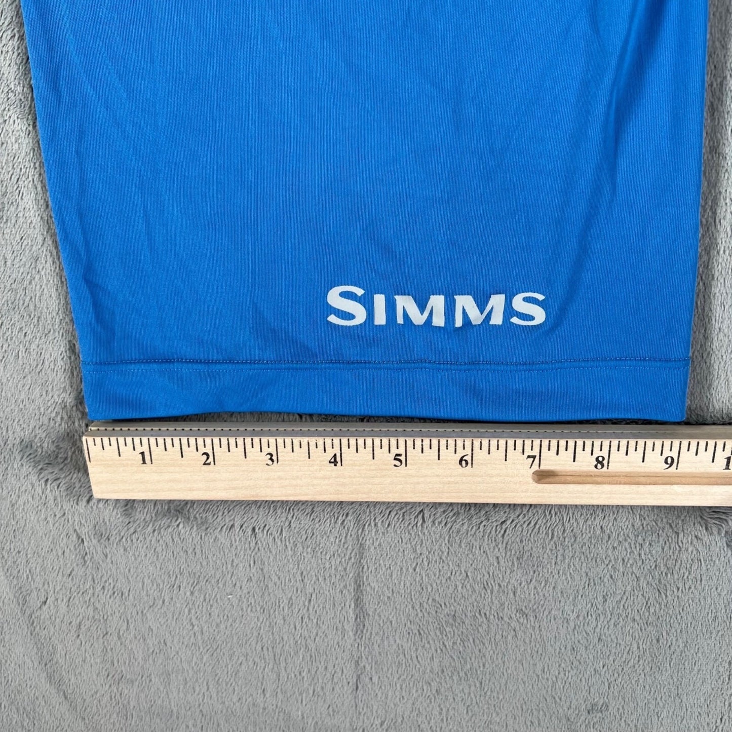 NWT Simms Unisex Outdoor 100% Polyester Lightweight Pacific Blue Neck Gaiter