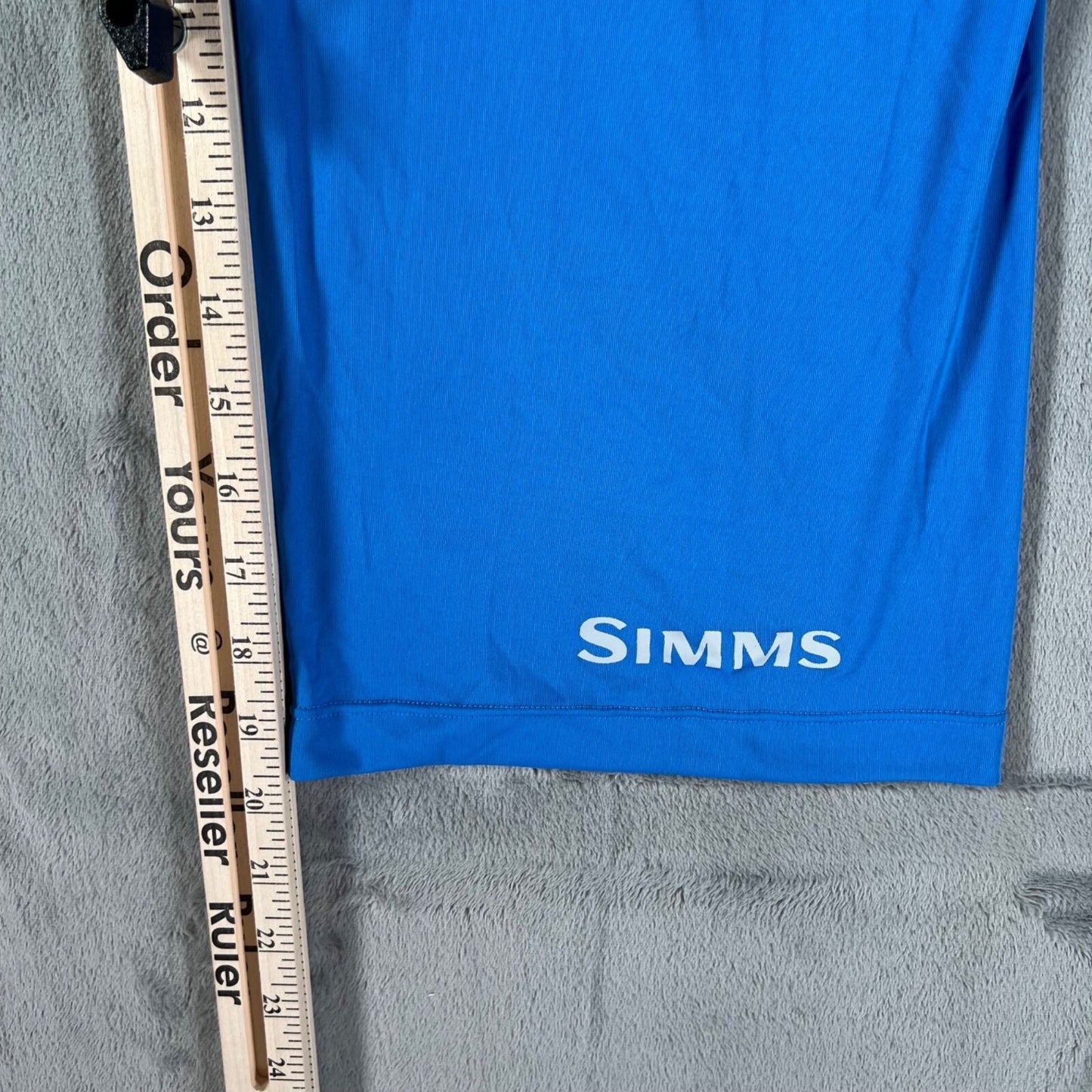 NWT Simms Unisex Outdoor 100% Polyester Lightweight Pacific Blue Neck Gaiter