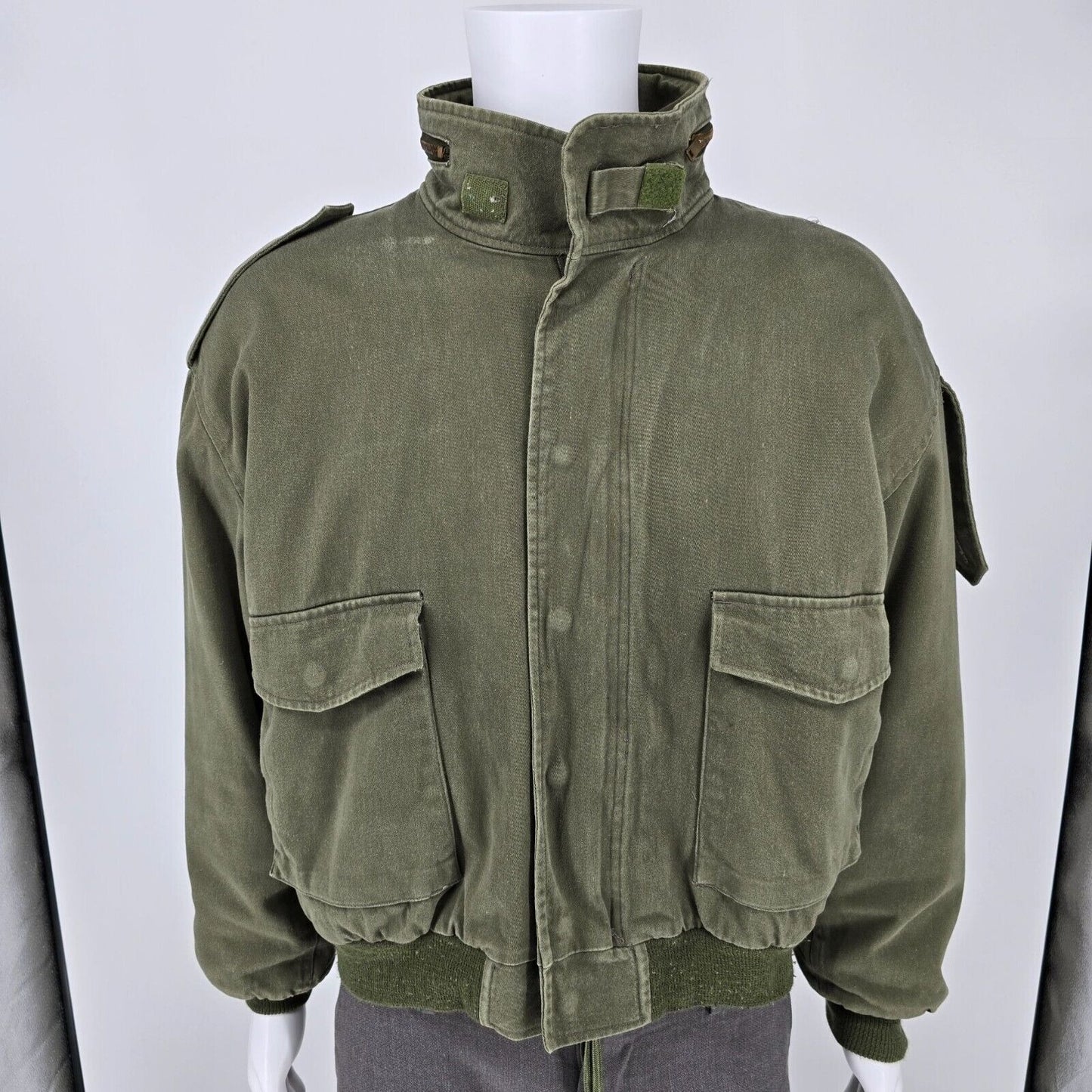 Vintage Spiewak & Sons Olive Green M90 Pilot Jacket w/ Detachable Lining (XL)