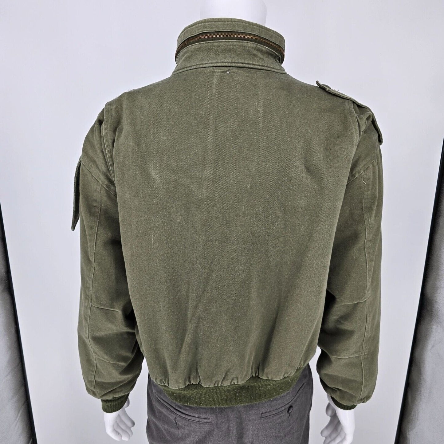 Vintage Spiewak & Sons Olive Green M90 Pilot Jacket w/ Detachable Lining (XL)