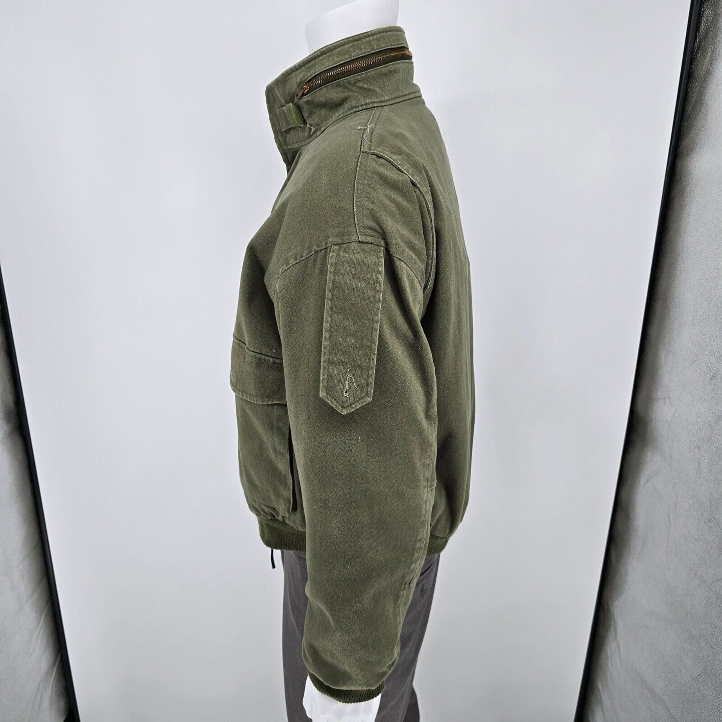 Vintage Spiewak & Sons Olive Green M90 Pilot Jacket w/ Detachable Lining (XL)