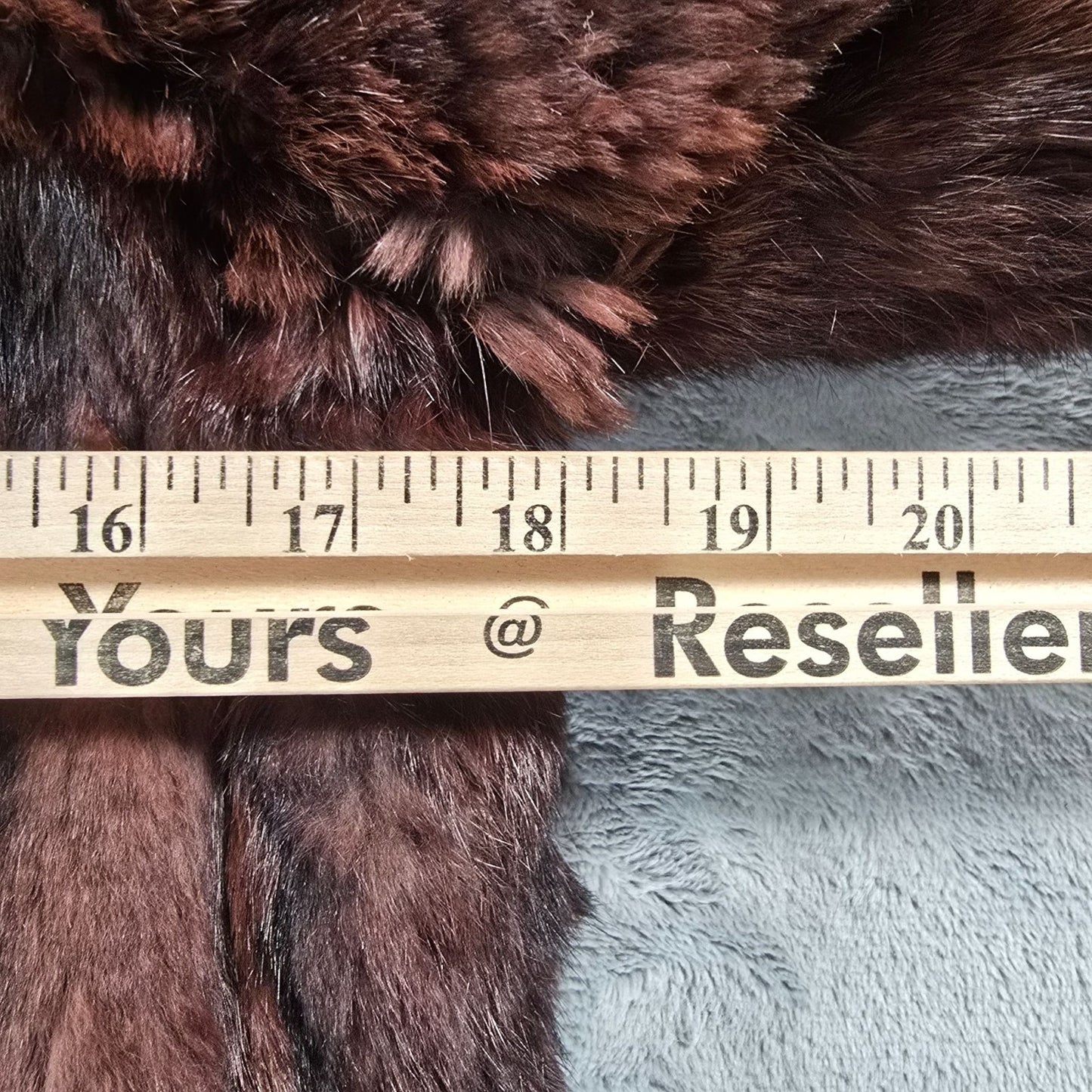 Damaged Vintage 1950s Mahogany Brown Mink? Fur Coat for Upcycling/Projects (XS)