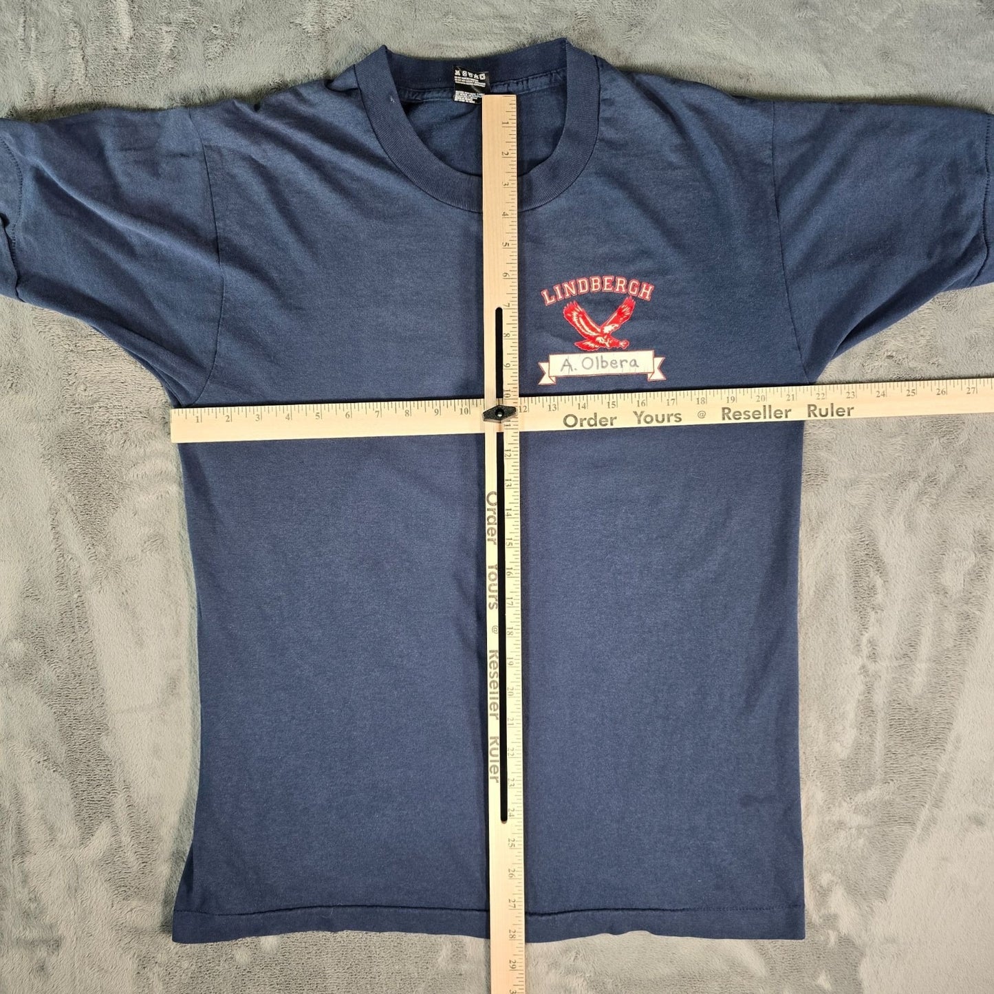 Vintage 1990s Lindbergh Eagles Renton, Washington "A. Olbera" T-Shirt (L)