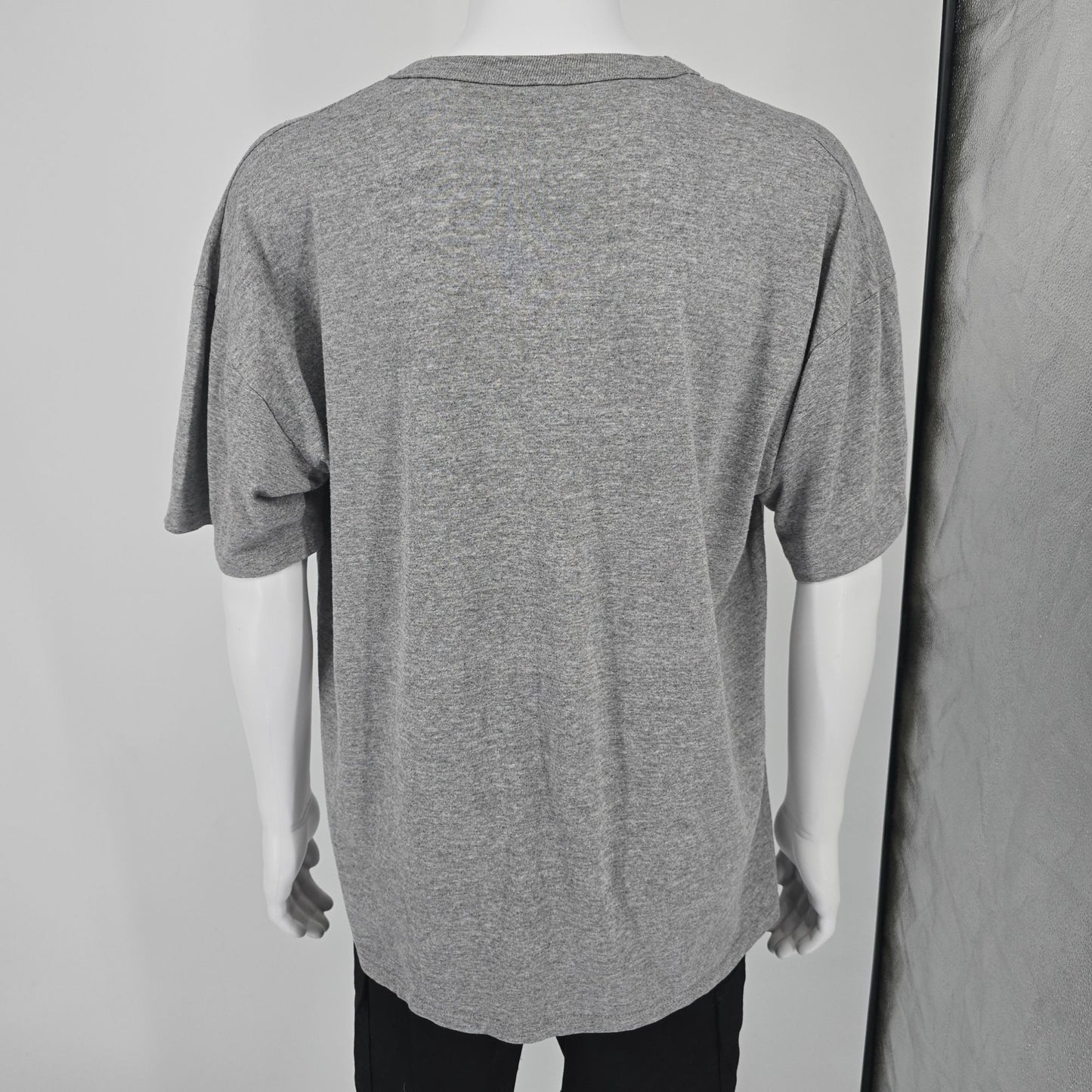 Vintage 1998 Russell Athletic Heather Gray Hillcrest Baseball T-Shirt (XXL)
