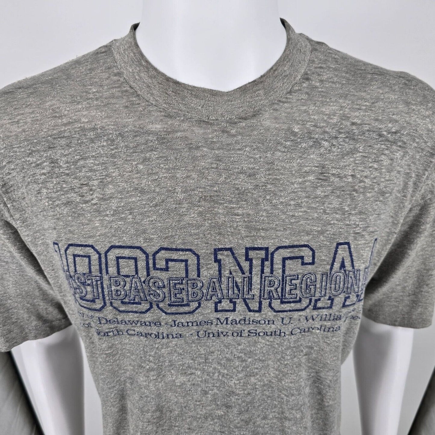 Vintage 1983 NCAA East Baseball Regionals Coca Cola "Coke Is It!" T-Shirt (L)