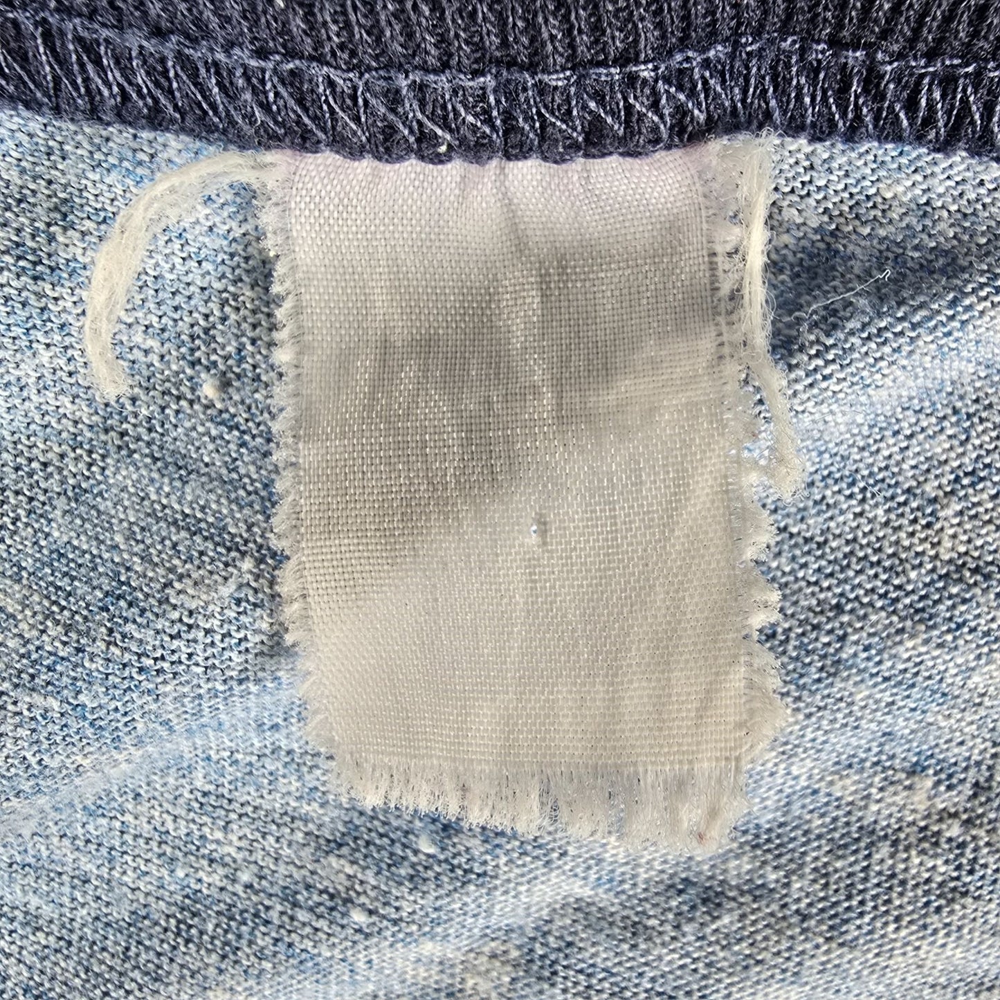 Vintage Late 1970s Early 1980s Hershey, PA Blue Heathered Ringer T-Shirt (L)