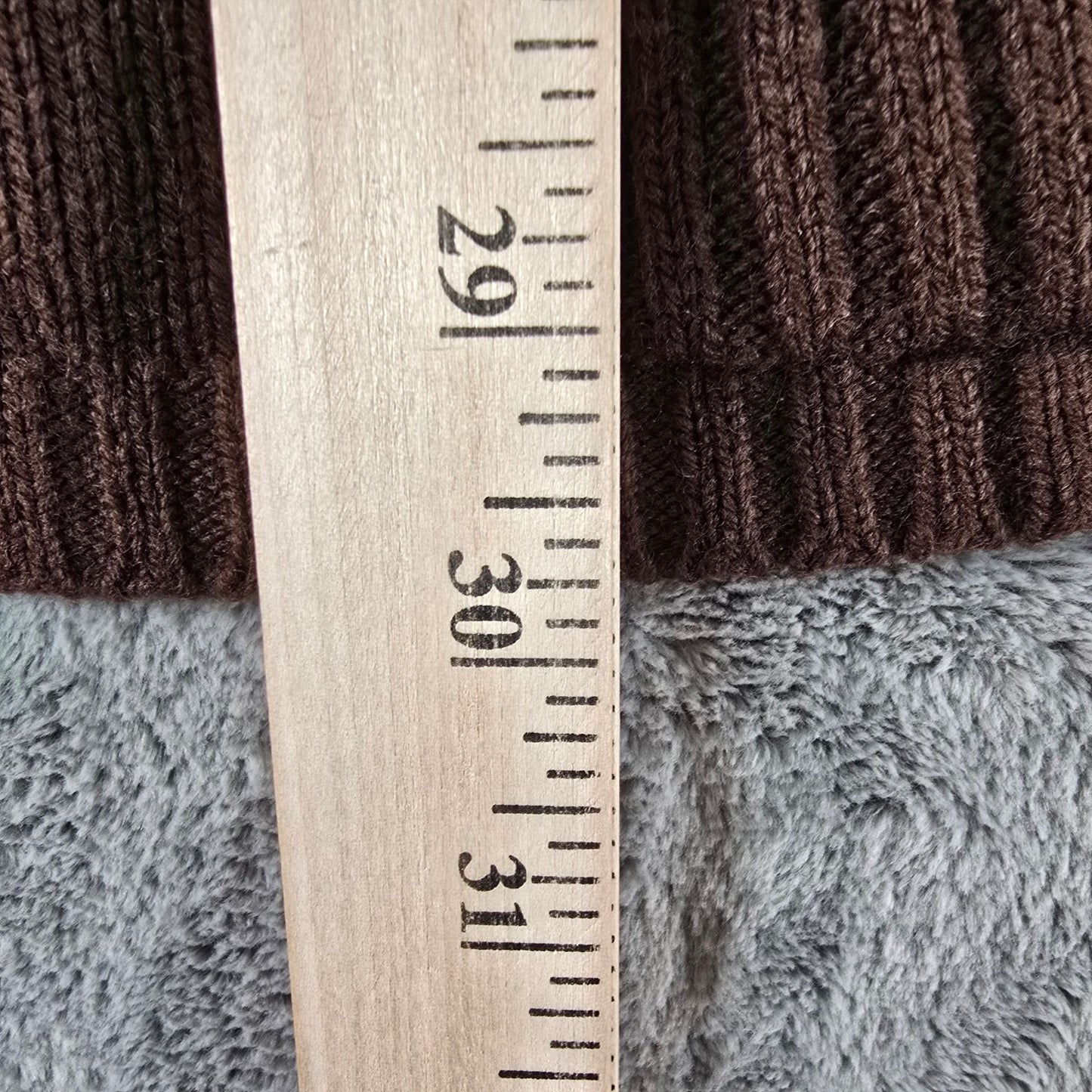 Vintage 1970s Sears Brown Orlon Acrylic Belted Open Front Cardigan Sweater (M)