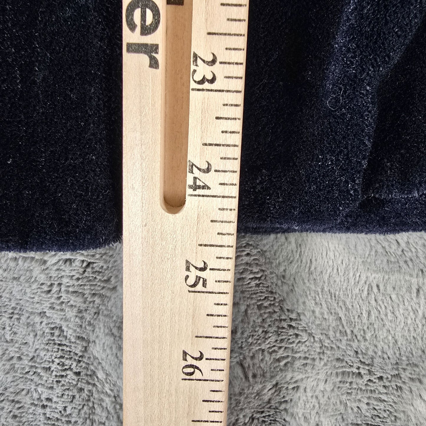 Vintage 1970s Unbranded Navy Velvet Embroidered 40s-Style Peplum Jacket (S)