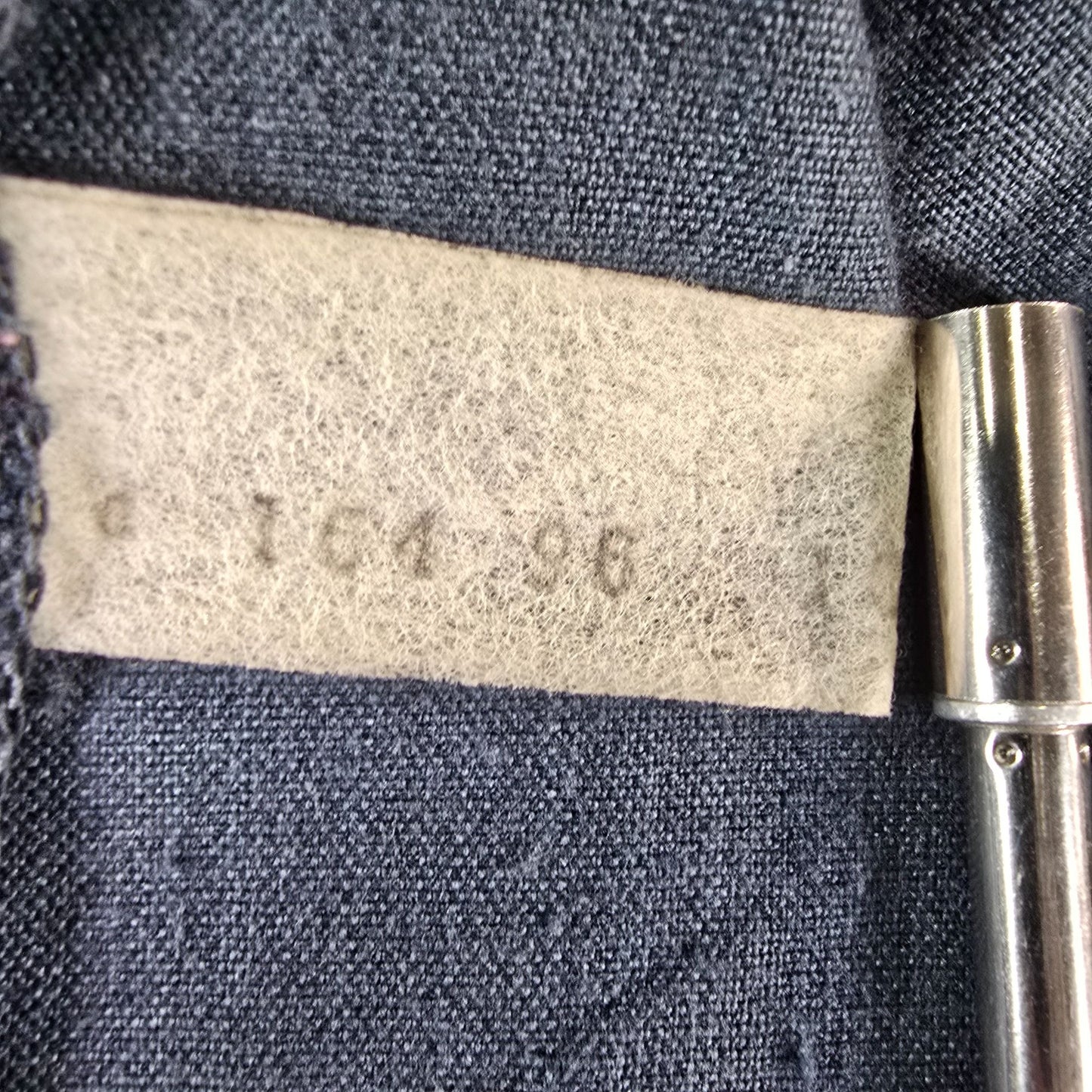 Vintage 1970s Unbranded Navy Velvet Embroidered 40s-Style Peplum Jacket (S)