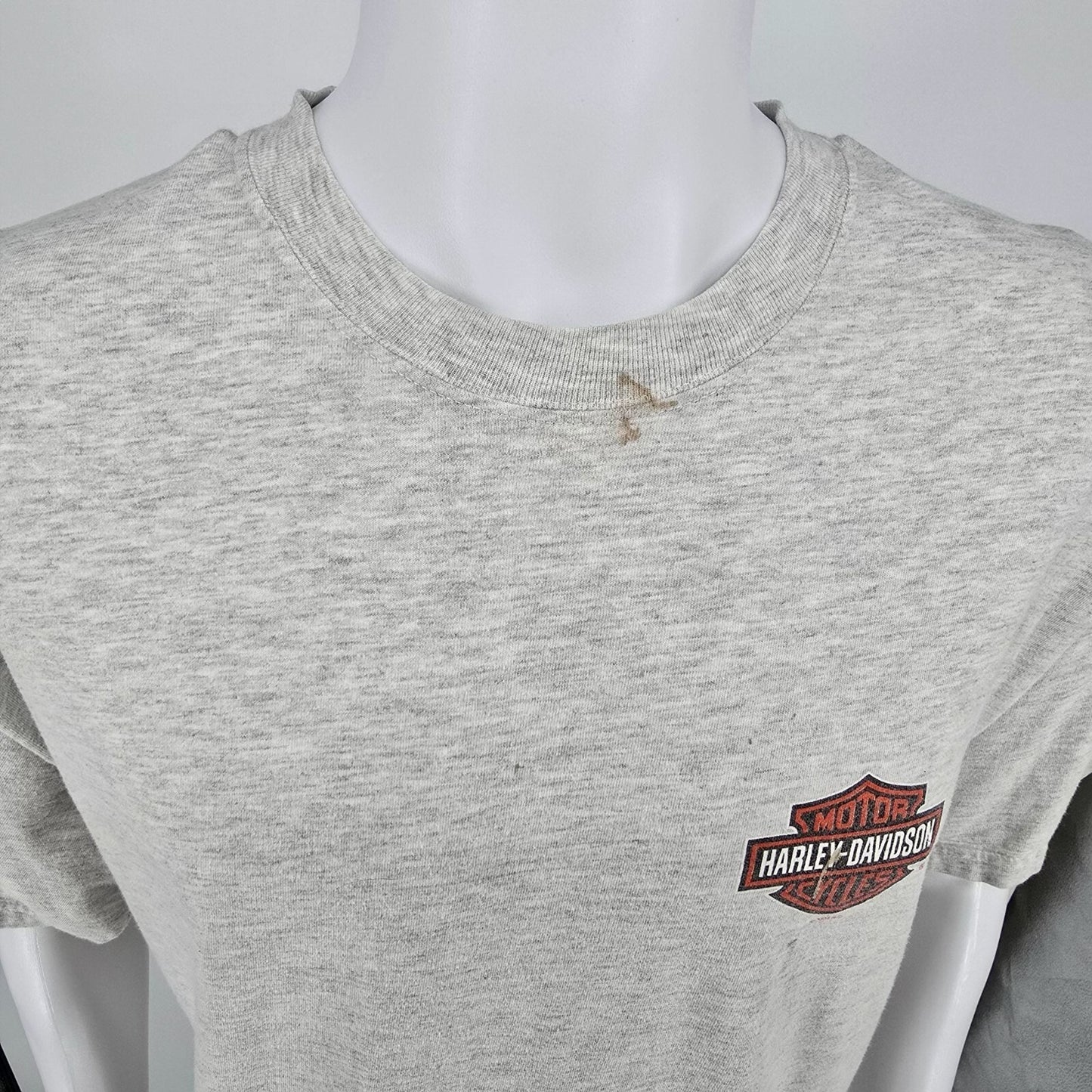 Distressed Vintage 2000s Harley-Davidson Atlantic City New Jersey T-Shirt (XL)