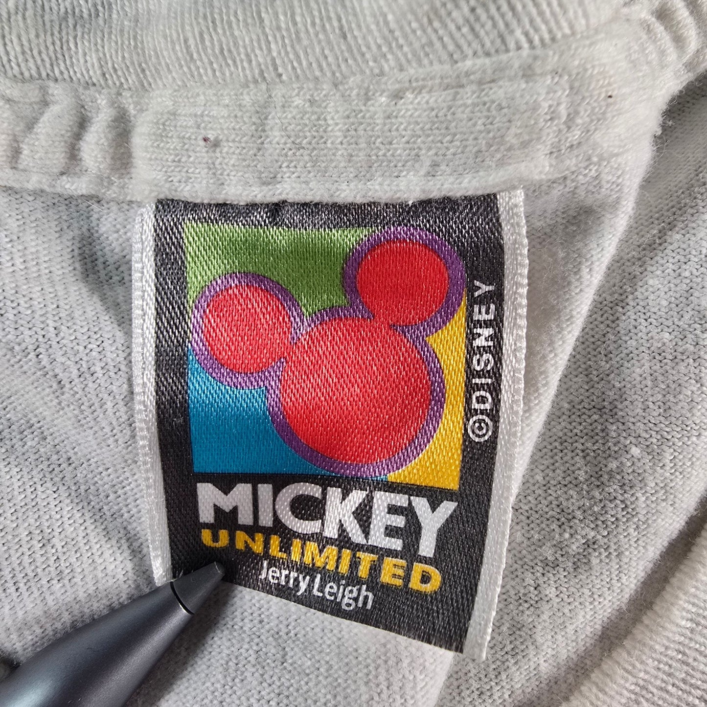 Vintage 1990s Disney Mickey Unlimited by Jerry Leigh Patriotic T-Shirt (XL)