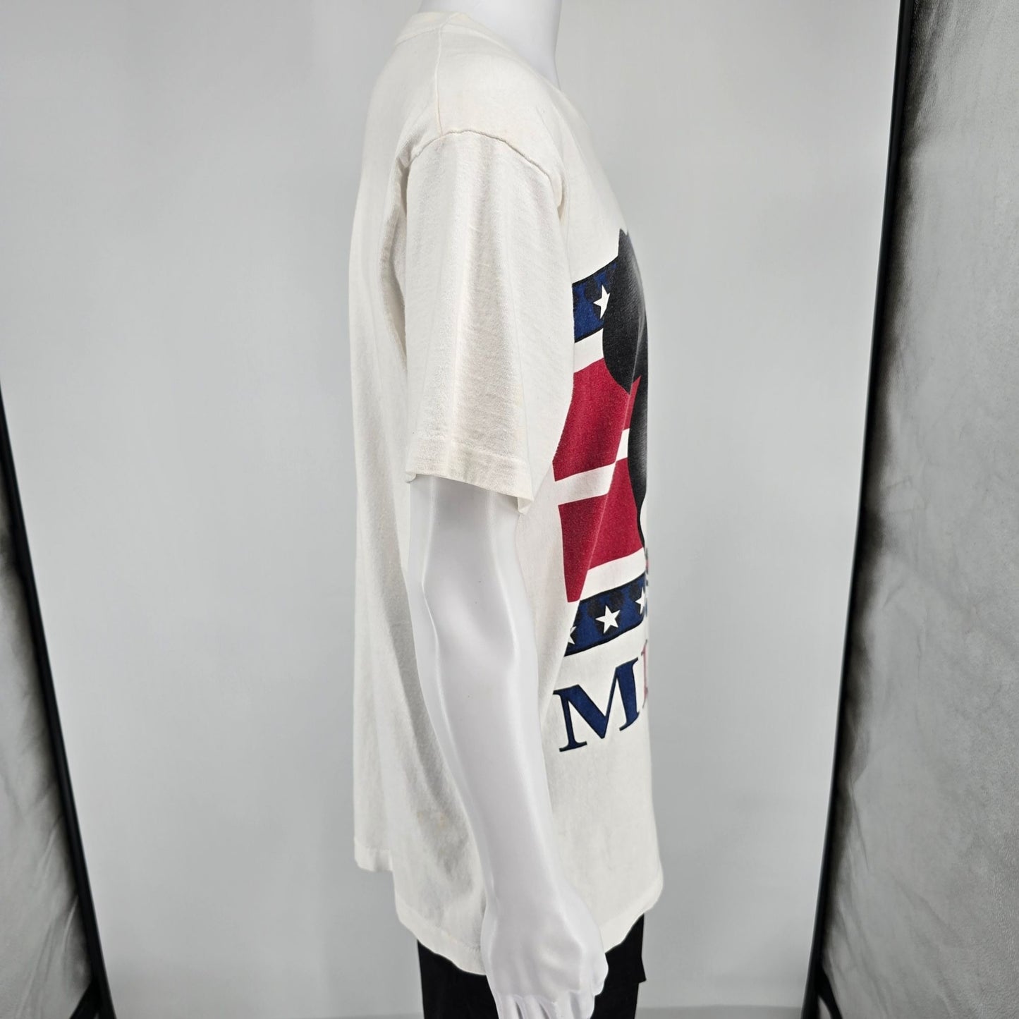 Vintage 1990s Disney Mickey Unlimited by Jerry Leigh Patriotic T-Shirt (XL)