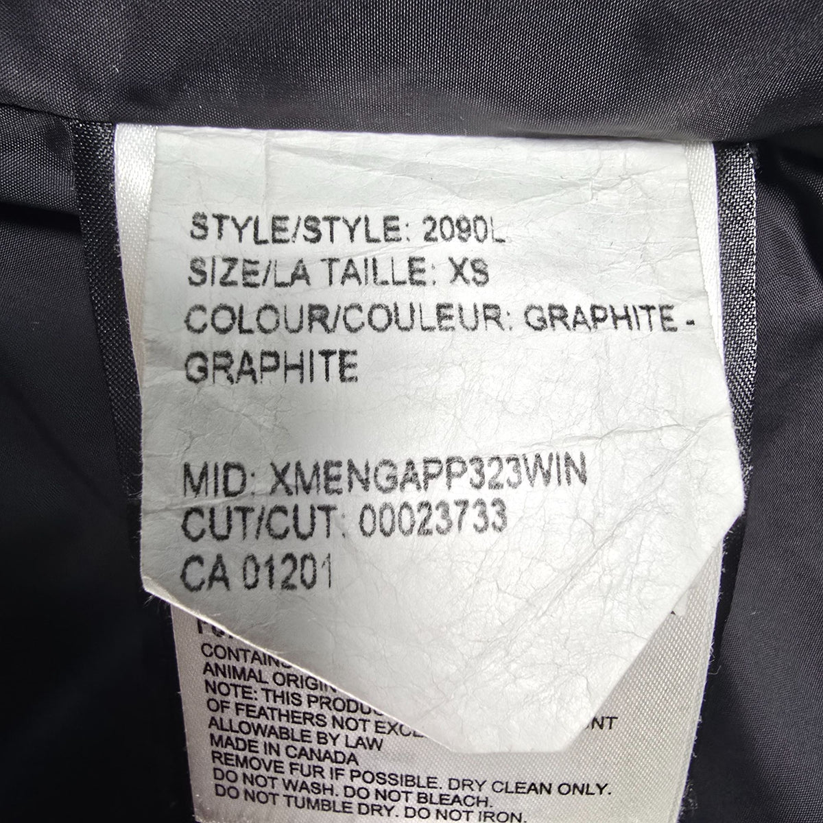 2010s Canada Goose 2090L Lorette Hooded Coyote Trim Down Parka (Women's XS)