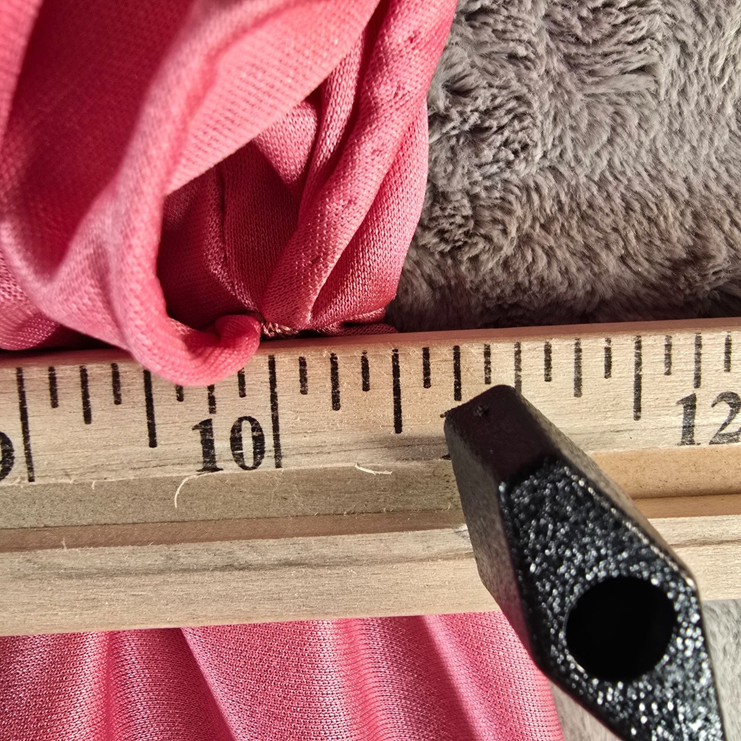 Vintage 1970s Unbranded Lace Neck Pink Flutter Sleeve Maxi Hostess Dress (XS)