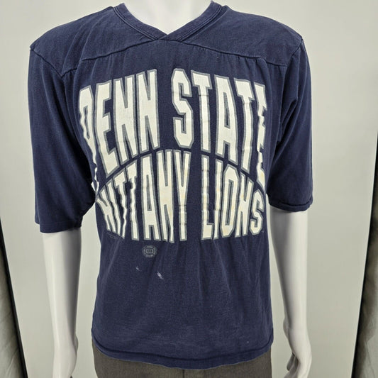 Vintage 1980s Tennessee Tee Penn State Nittany Lions Football Jersey T-Shirt (L)