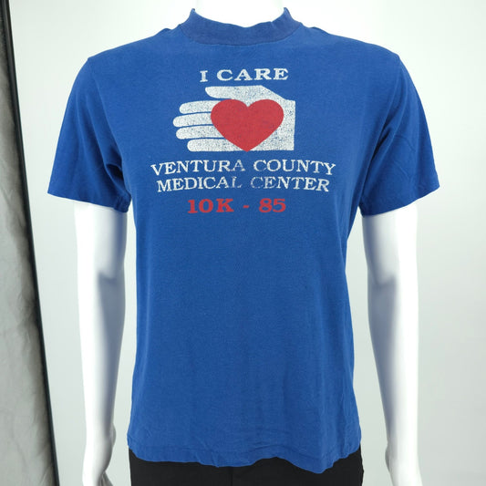 Vintage 1985 Ventura County Medical Center 10K Race California T-Shirt (M)