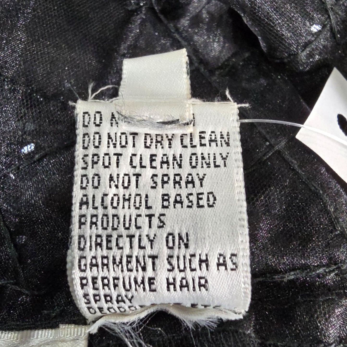 Vintage Y2K Nightline by Della Fougali Black Sequin Sheathe Dress (XS)