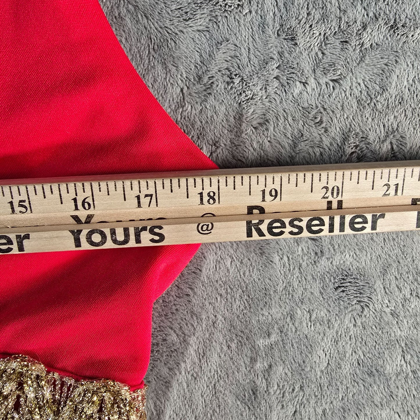 Vintage 1970s Julie Miller California Red Metallic Empire Waist Maxi Dress (M)