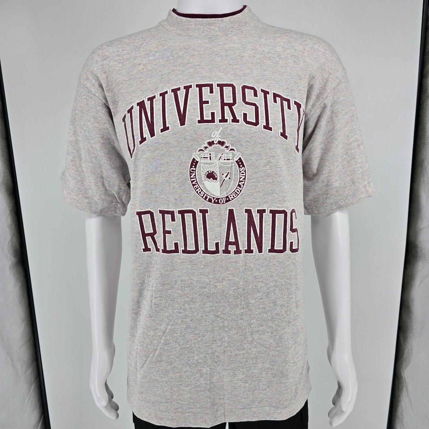 Vintage 1990s Gear for Sports University of Redlands Double Collar T-Shirt (L)