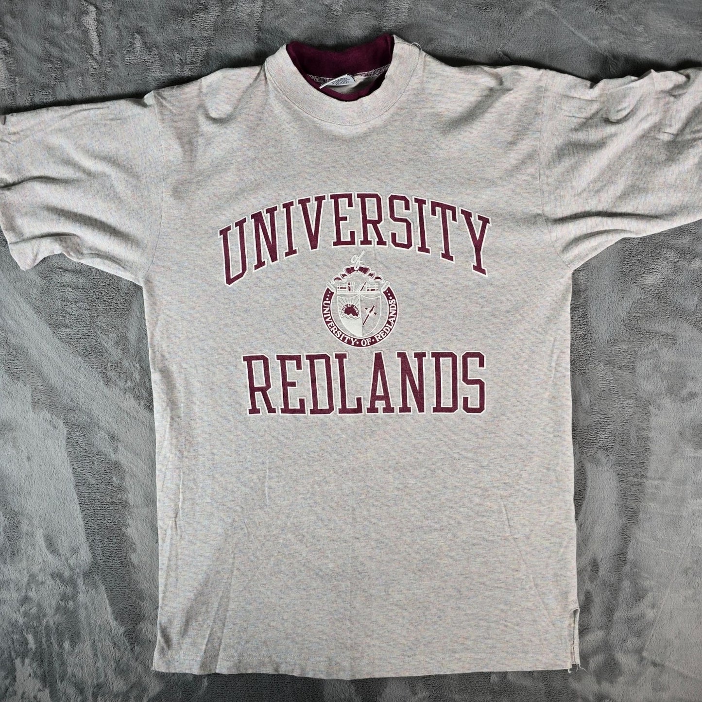 Vintage 1990s Gear for Sports University of Redlands Double Collar T-Shirt (L)