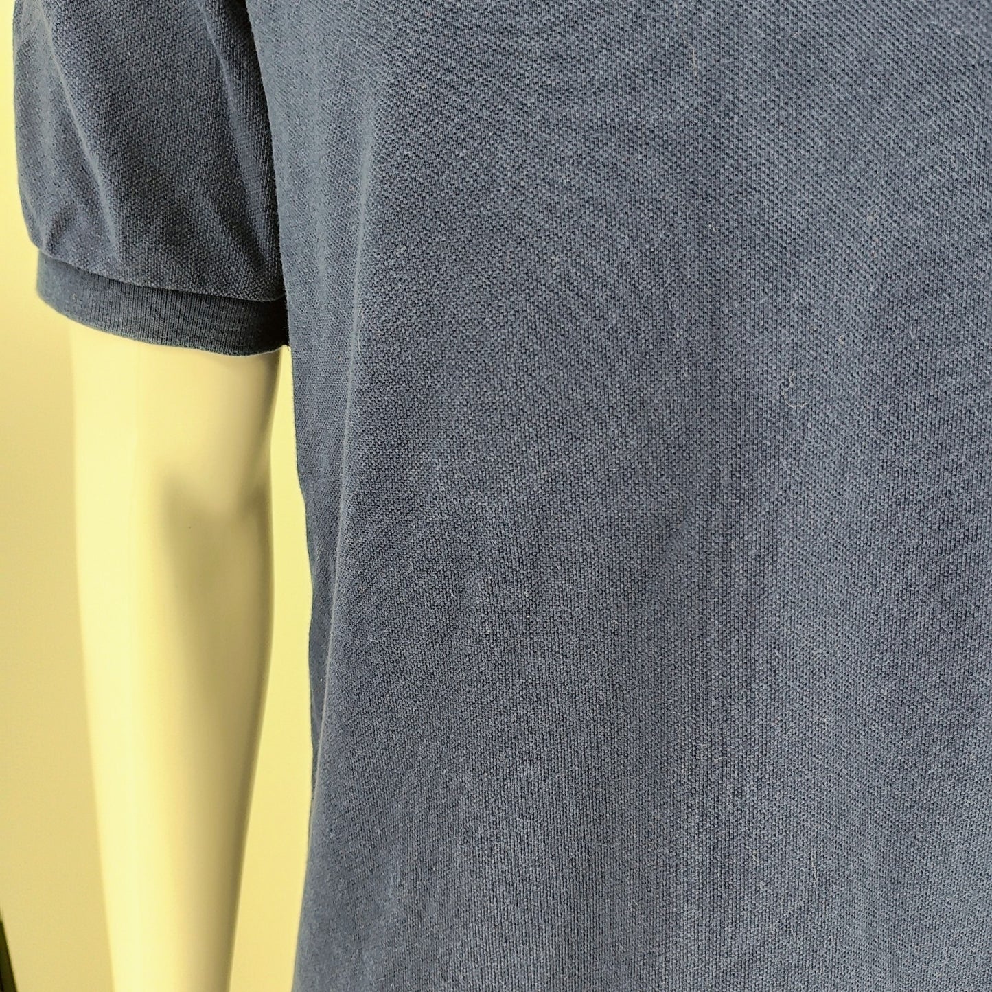 Polo Ralph Lauren 2000s Blue Polo with Red Pony Chest Logo (Large)