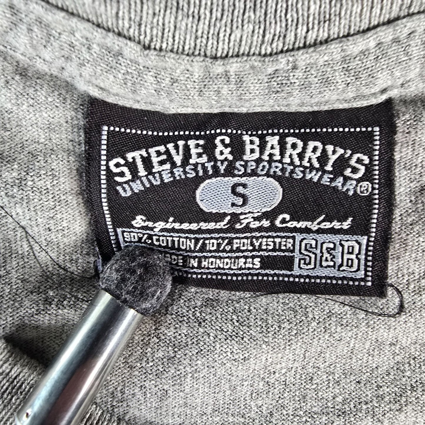 Distressed 2000s Steve & Barry's Bazooka Bubble Gum Logo Gray T-Shirt (S)