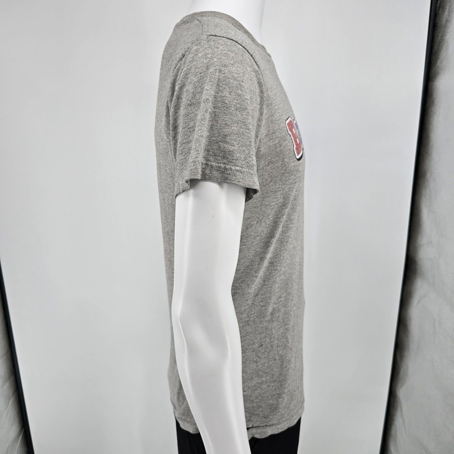 Distressed 2000s Steve & Barry's Bazooka Bubble Gum Logo Gray T-Shirt (S)