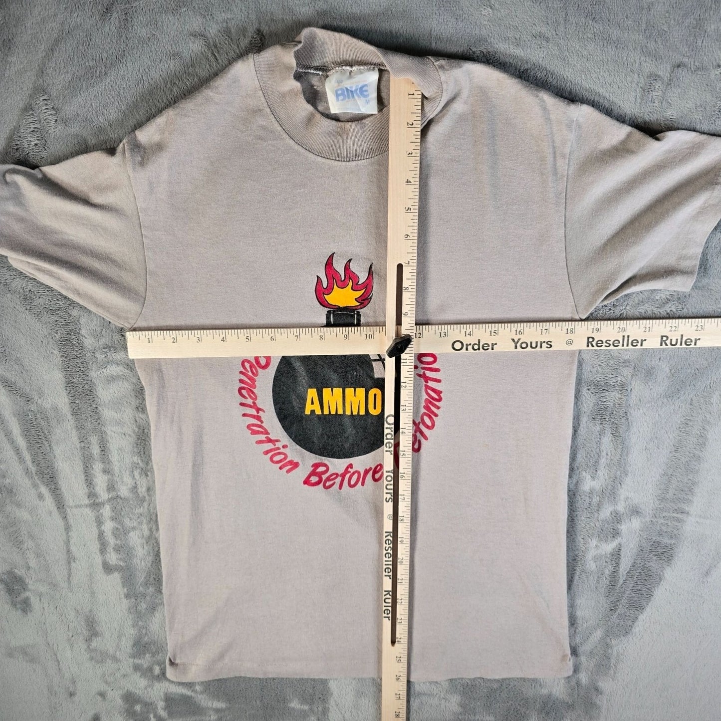Vintage 1980s USAF Ammo Troops "Penetration Before Detonation" T-Shirt (S/M)