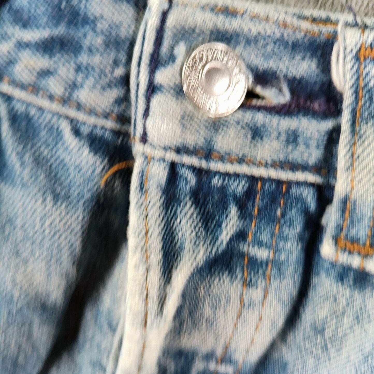 Vintage 1991 Levi's 501XX DIY Blue Denim Cutoff Jean Shorts (W33)