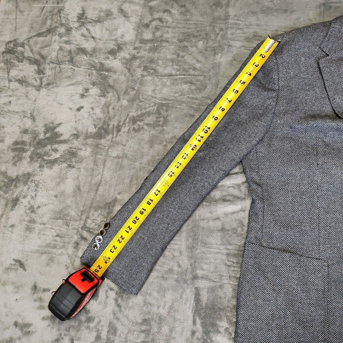 Boss Hugo Boss Janson1 Janson Blue Micro Check Sport Coat (44R)- $795 Retail