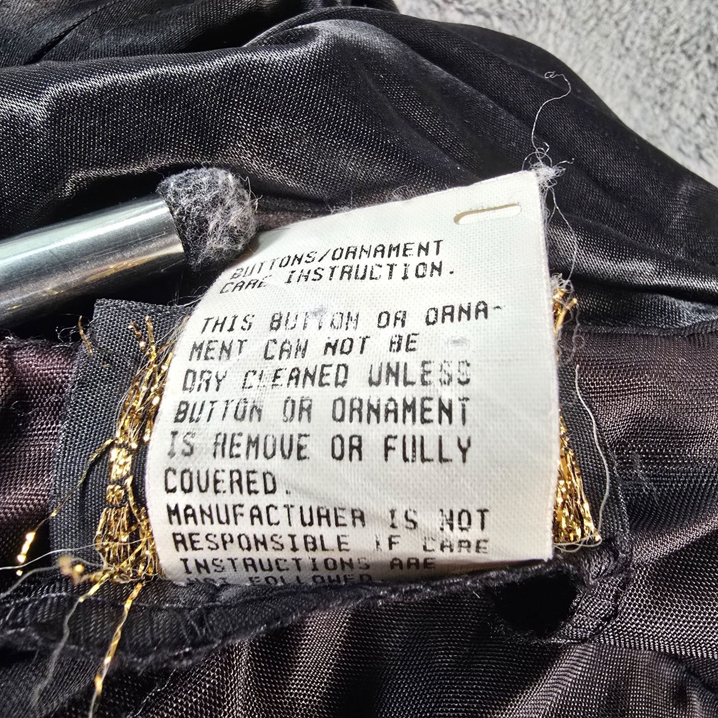 Vintage 1980s Blondie and Me Evening Black Lace Open Back Maxi Gown Dress (XS)