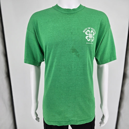 Vintage 1990s Best of Bouse, Arizona 4-H Club Single Stitch Green T-Shirt (XXL)