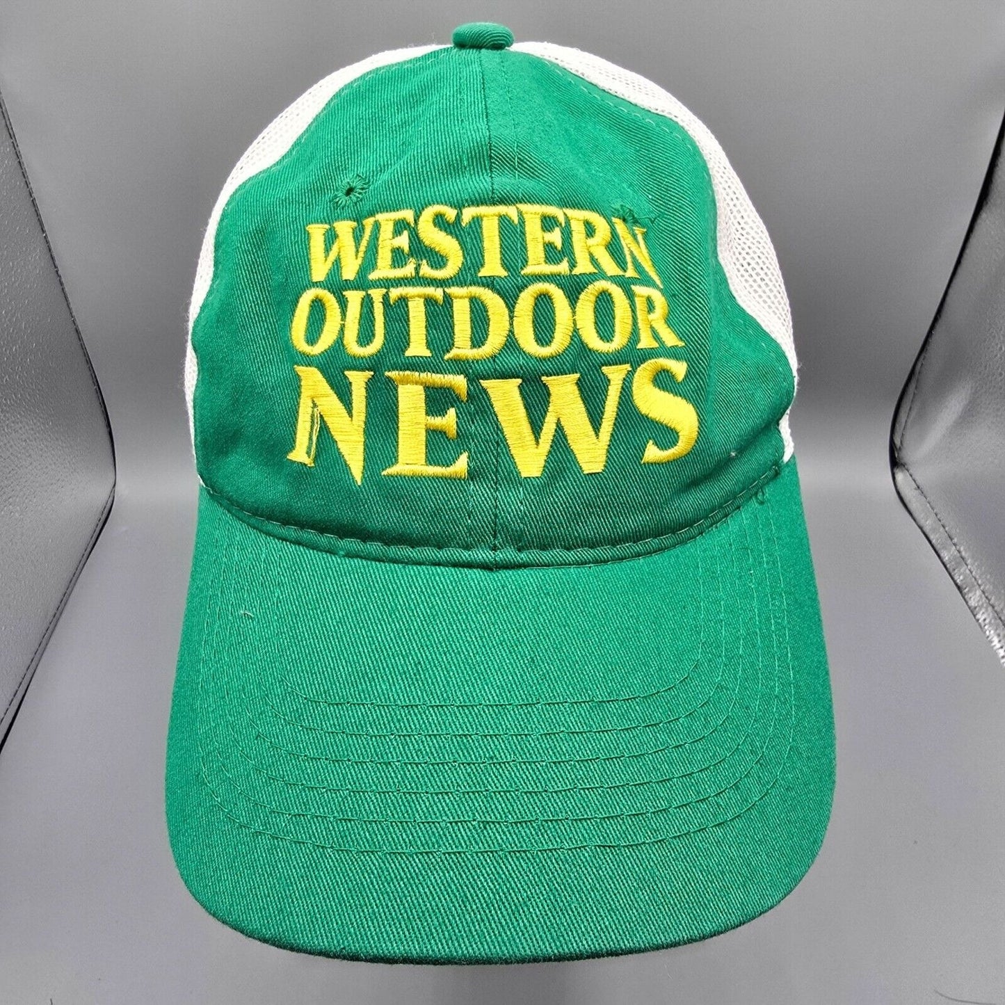 Western Outdoor News Green & White Outdoor Cap Platinum Series Baseball Dad Cap