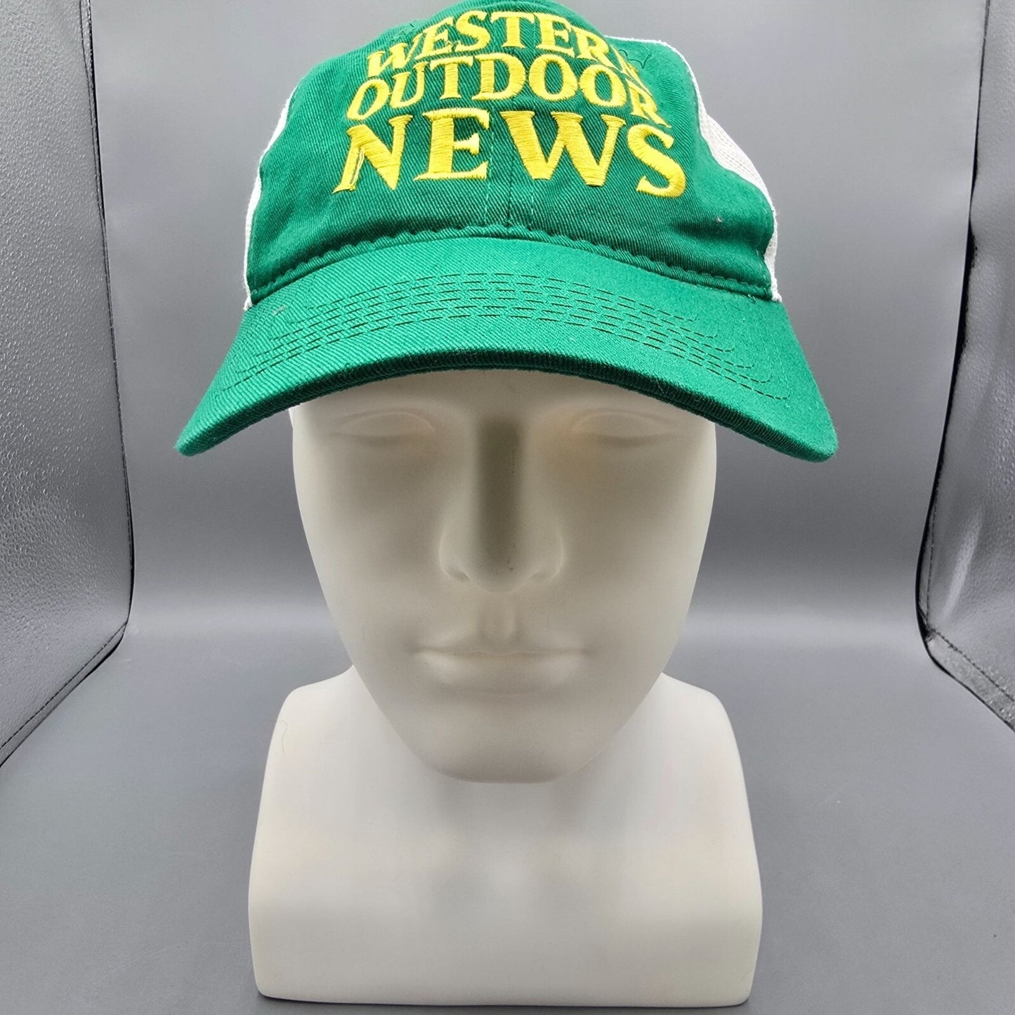 Western Outdoor News Green & White Outdoor Cap Platinum Series Baseball Dad Cap