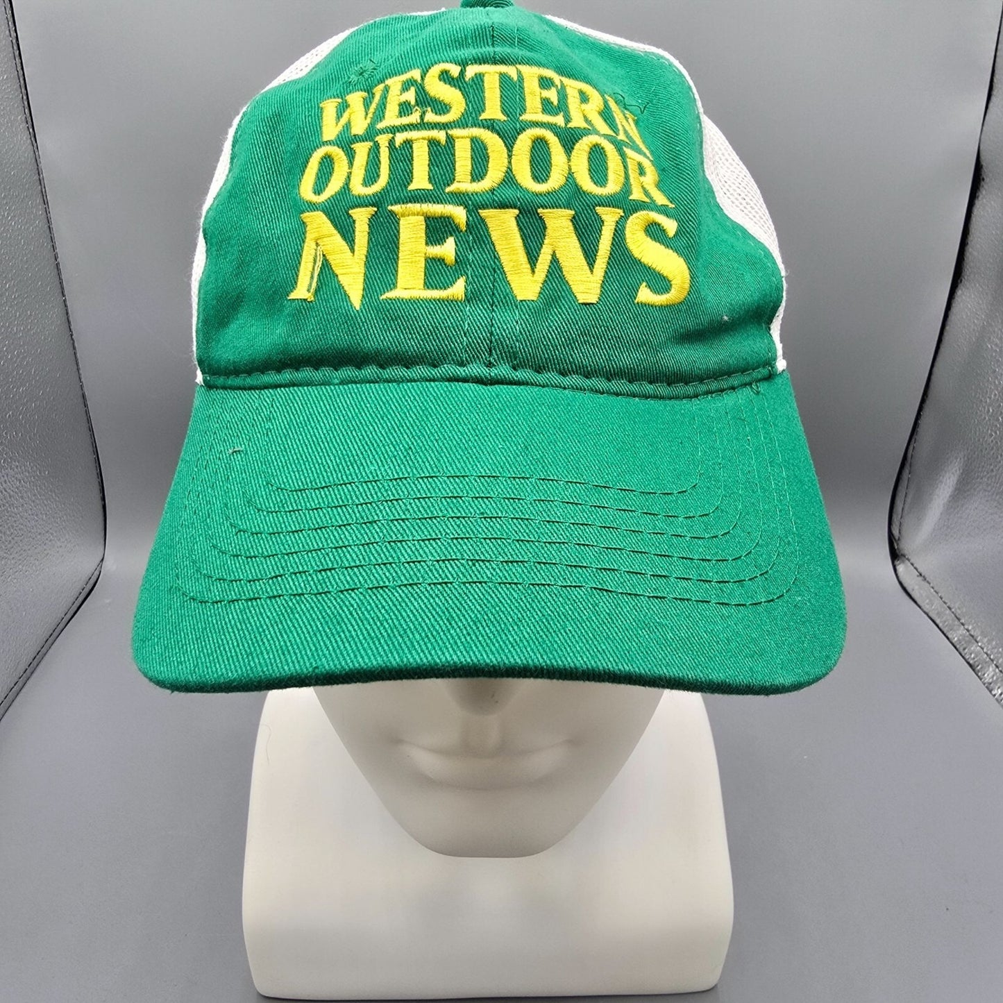 Western Outdoor News Green & White Outdoor Cap Platinum Series Baseball Dad Cap