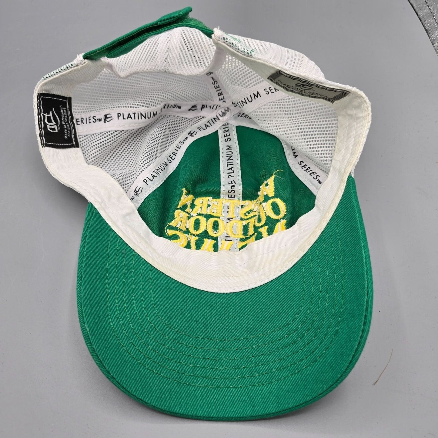 Western Outdoor News Green & White Outdoor Cap Platinum Series Baseball Dad Cap