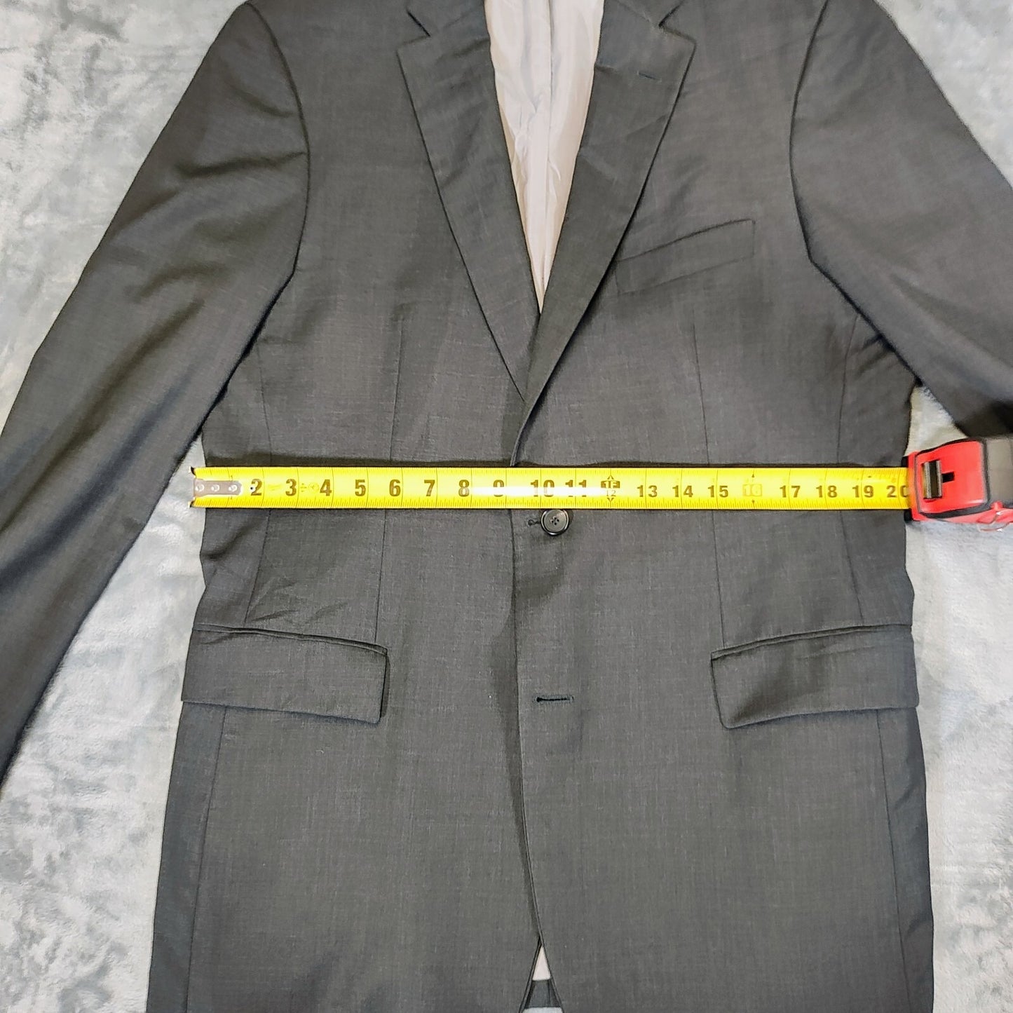 Boss Hugo Boss Charcoal Pasolini/Movie US_1 Suit Jacket Sport Coat Blazer (42L)