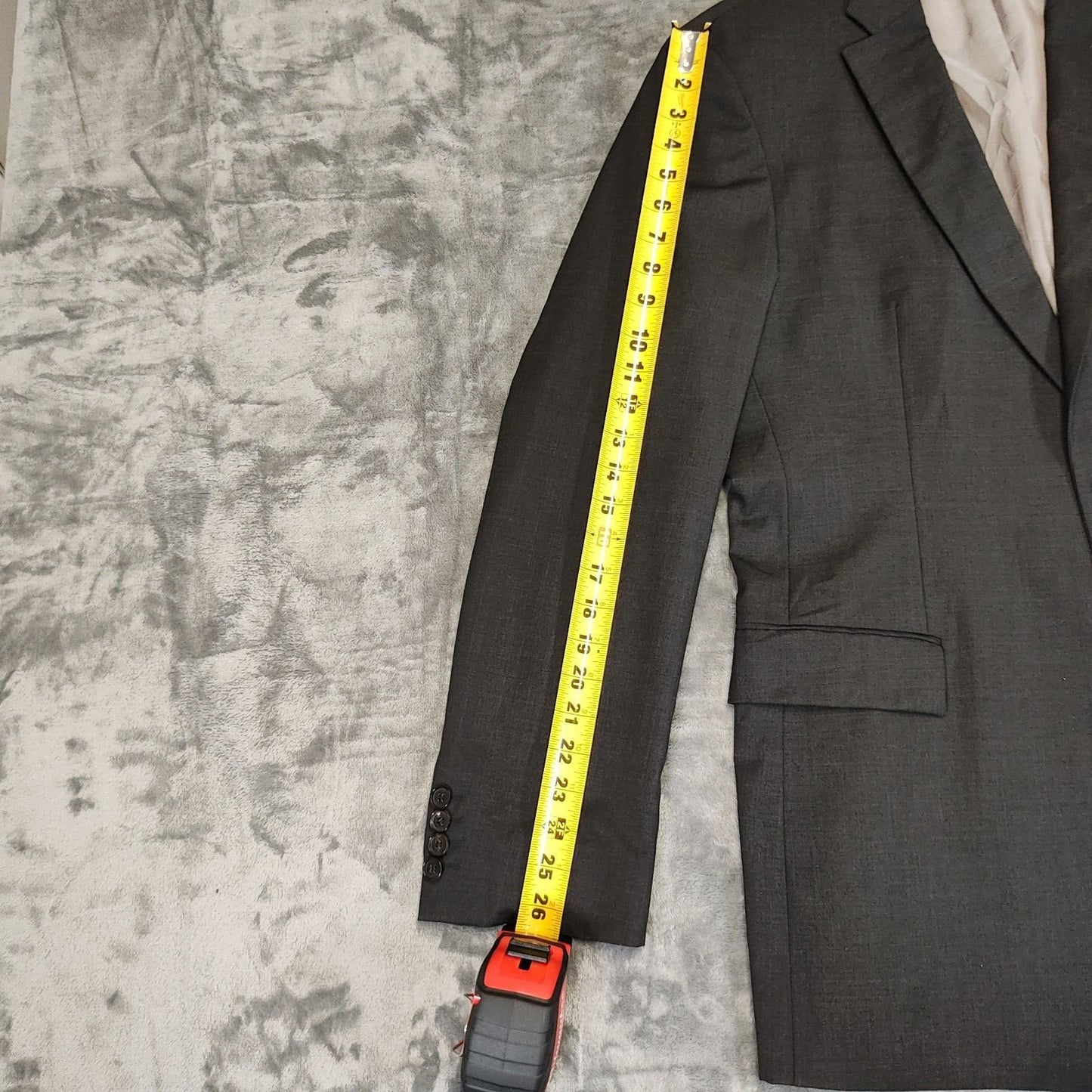 Boss Hugo Boss Charcoal Pasolini/Movie US_1 Suit Jacket Sport Coat Blazer (42L)