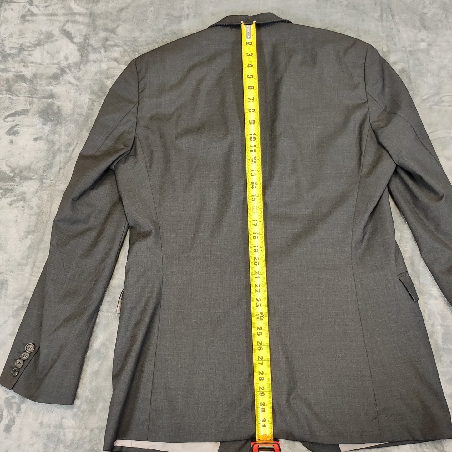 Boss Hugo Boss Charcoal Pasolini/Movie US_1 Suit Jacket Sport Coat Blazer (42L)
