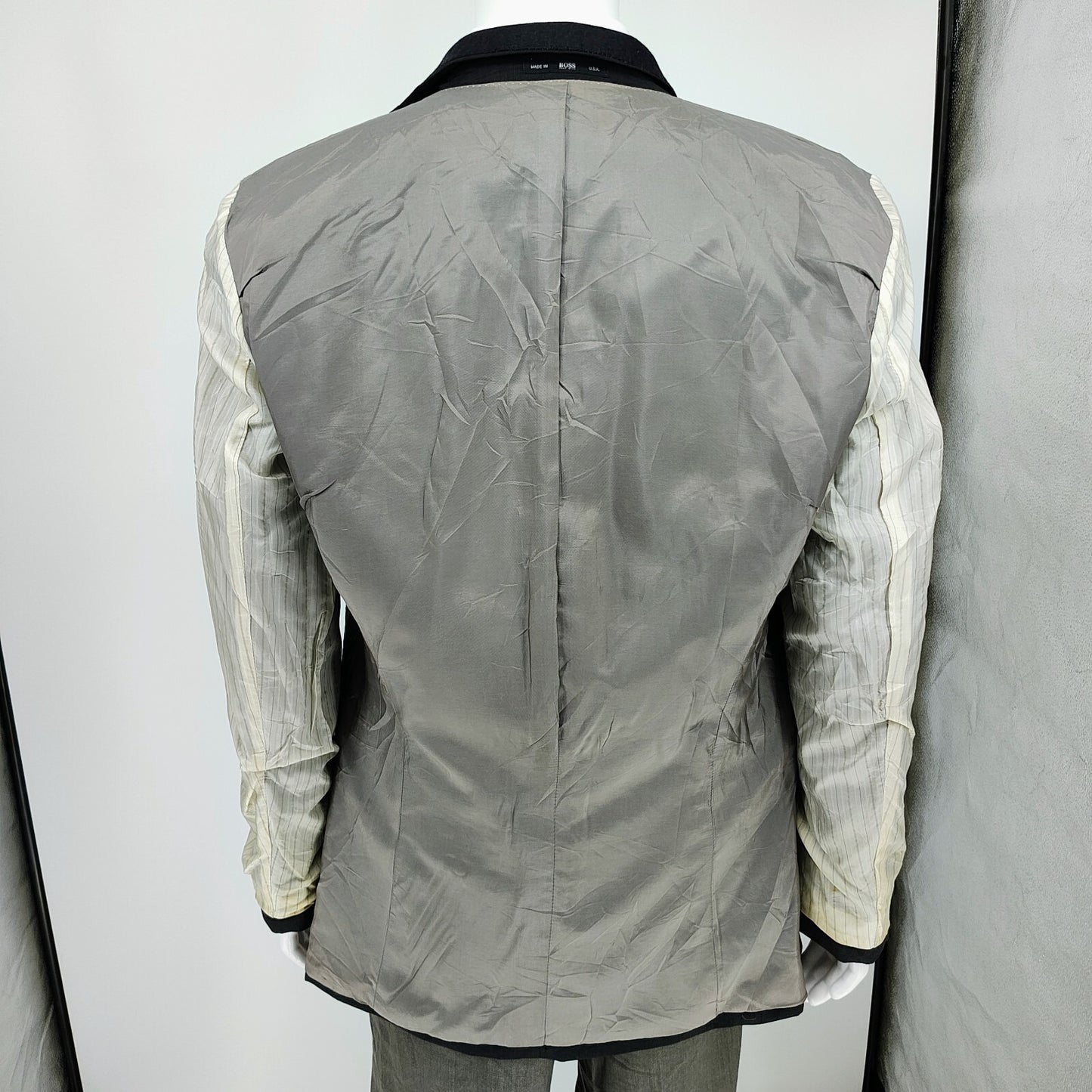 Boss Hugo Boss Charcoal Pasolini/Movie US_1 Suit Jacket Sport Coat Blazer (42L)
