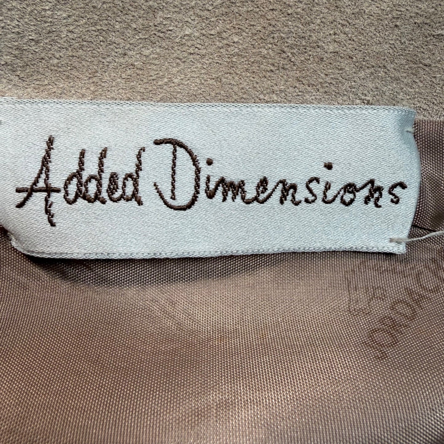 Vintage 1980s Jordache Brown Suede Leather Open Front Jacket/Car Coat (XL)