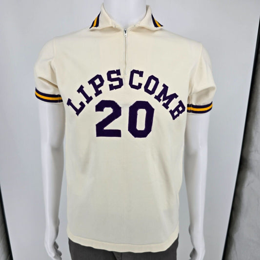 Vintage 1960s Fab Knit Lipscomb College #20 Pullover Jersey (Size 40/ Medium)