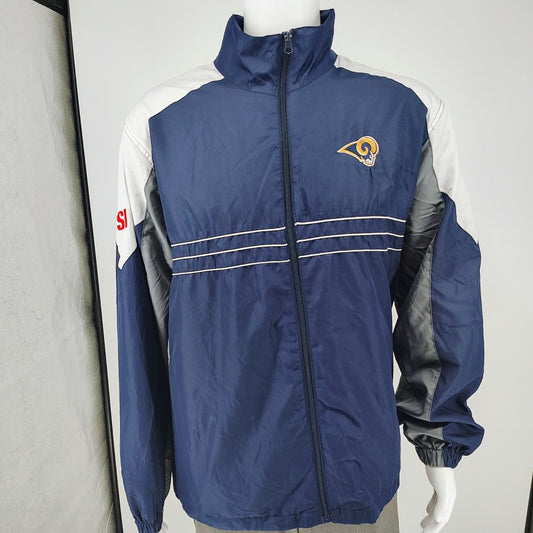 NFL Team Apparel Reebok X Sports Illustrated Rams Windbreaker Jacket (XL)