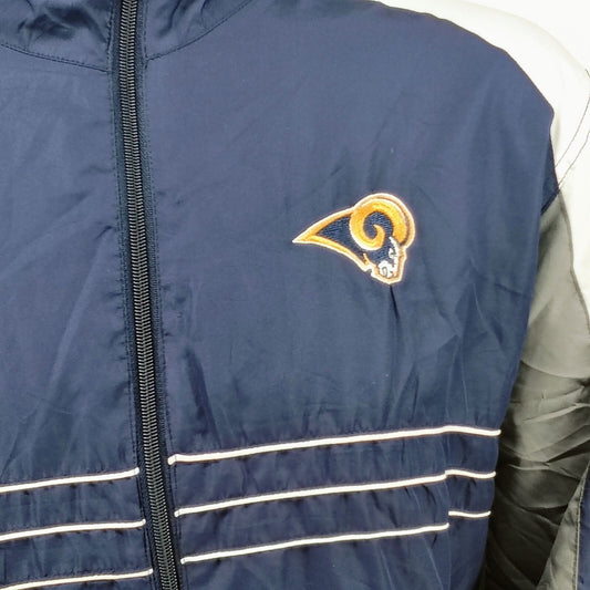 NFL Team Apparel Reebok X Sports Illustrated Rams Windbreaker Jacket (XL)