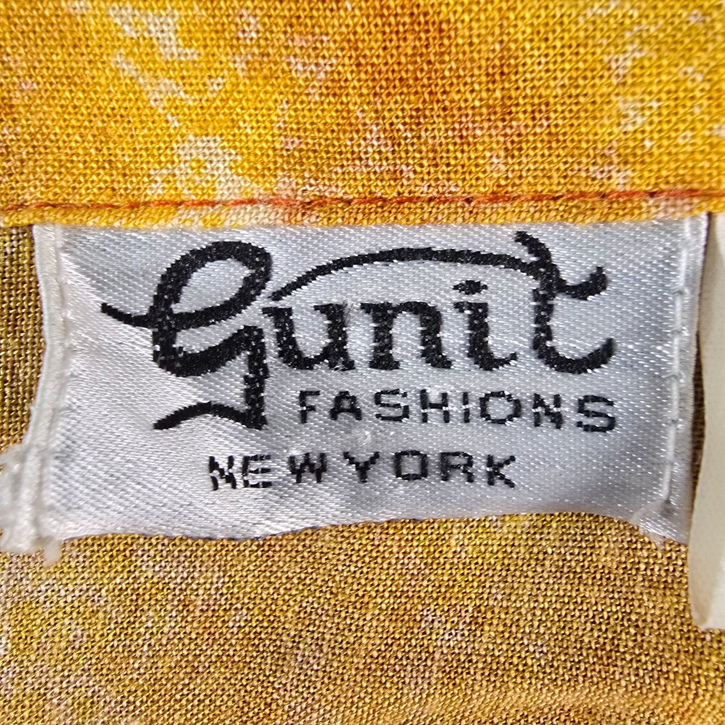 Vintage 1990s Gunit Fashions New York Rayon Open-Front Caftan Midi Dress (L)