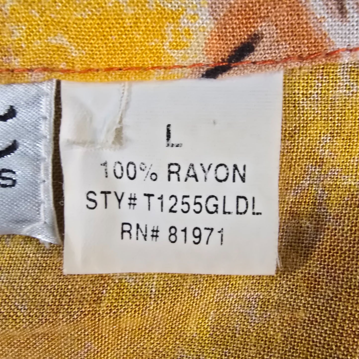 Vintage 1990s Gunit Fashions New York Rayon Open-Front Caftan Midi Dress (L)