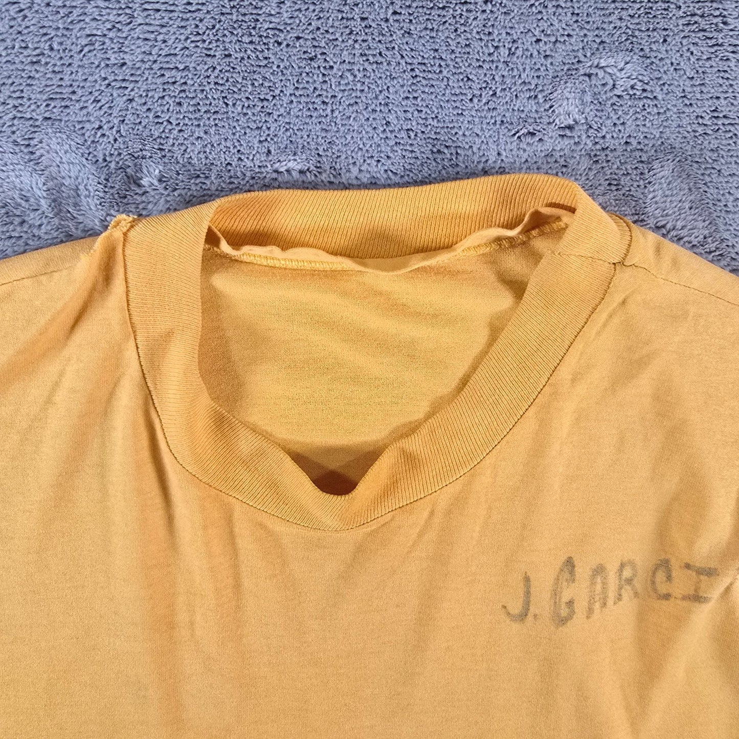 Vintage 1970s Edison Jr. High School Eagles Rock Island Illinois Gym T-Shirt (L)