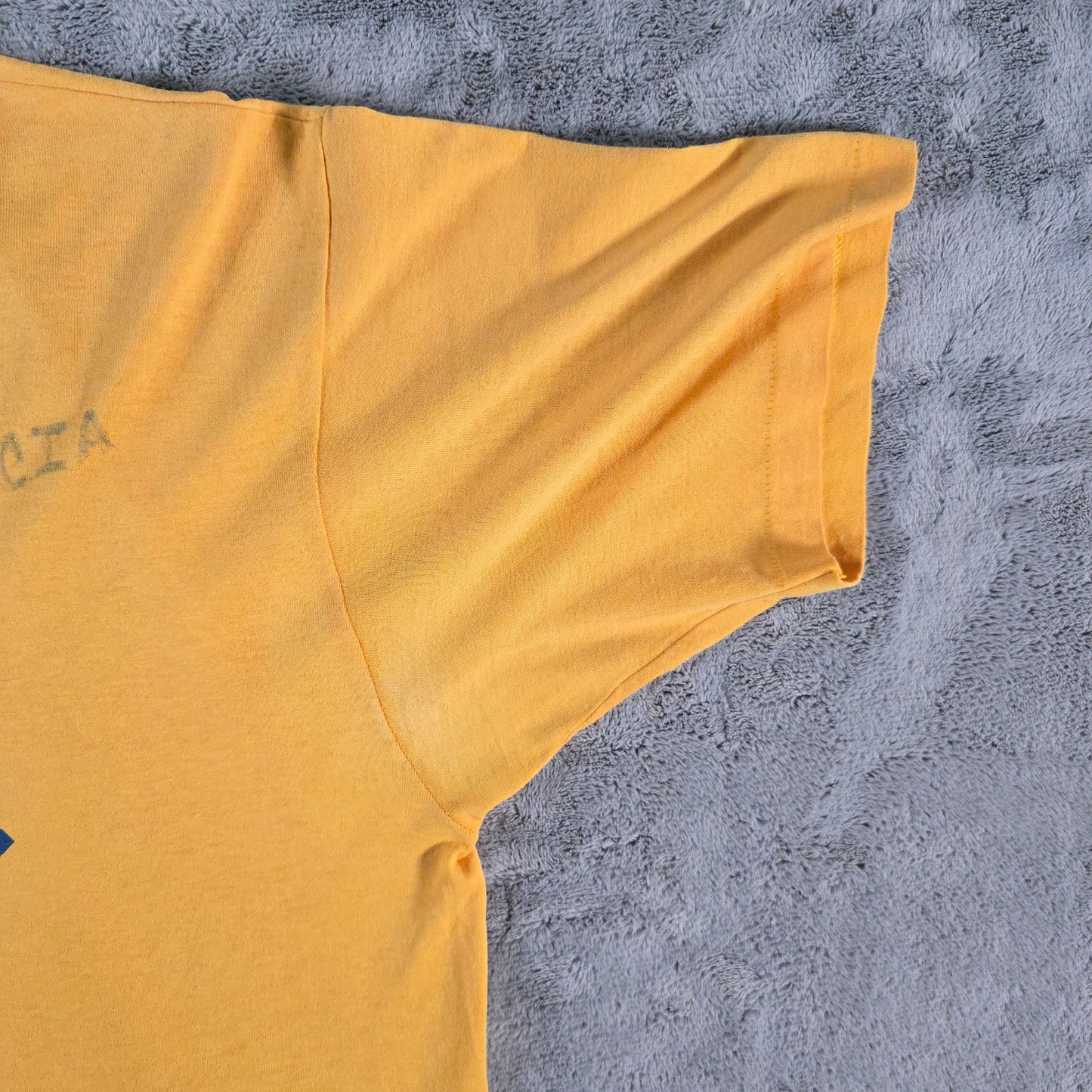 Vintage 1970s Edison Jr. High School Eagles Rock Island Illinois Gym T-Shirt (L)