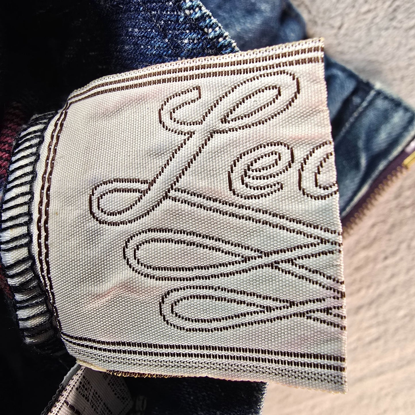 Vintage 1980s Learsi Women's Batwing/Dolman Sleeve Reversible Denim Jacket (M)